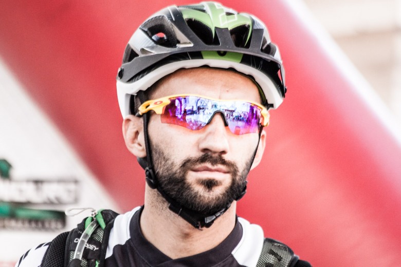 Manuel Fumic, one of the new breed of riders with XC fitness and DH skills.