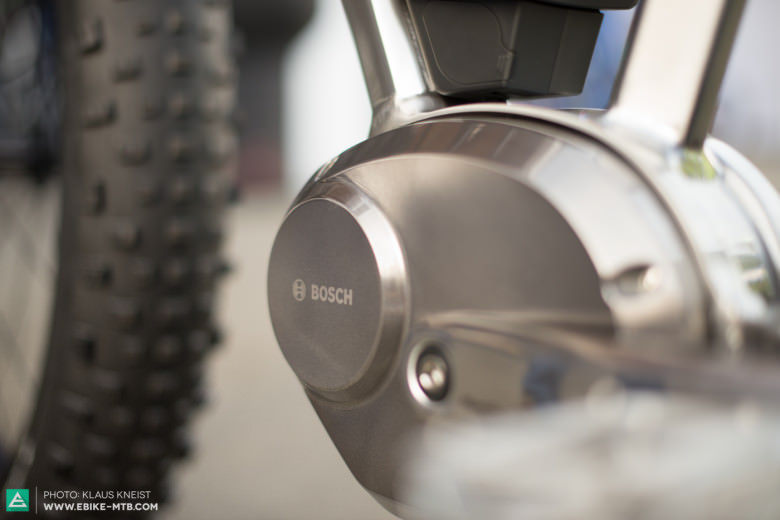 Dem Boschmotor beim SAND hat Moustache ein poliertes Gehäuse in Edelstahloptik gegönnt.  
