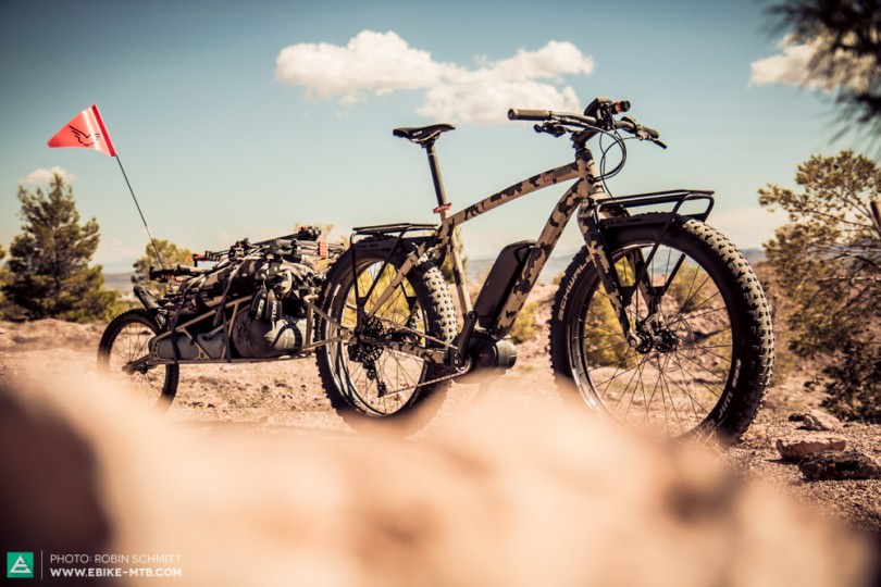 Erste Jagd-E-Mountainbikes mit Traktor-ähnlichen Reifen wurden in der Wüste des Wilden Westens bereits gesichtet.