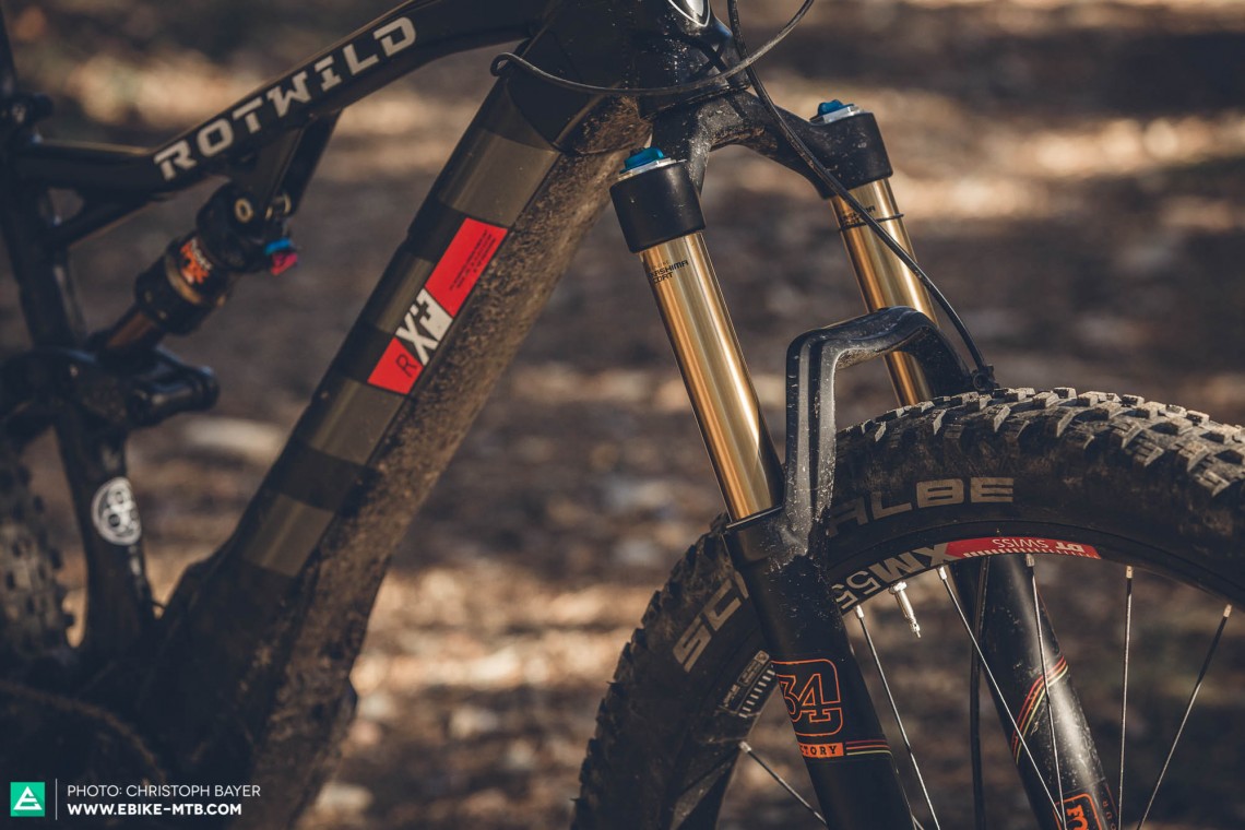 Supplied: Many of the R.X+ models come with a FOX 34 Boost fork, leaving the customer to decide which tyre size to ride – the fork gives room for up to 3.0" tyres. 