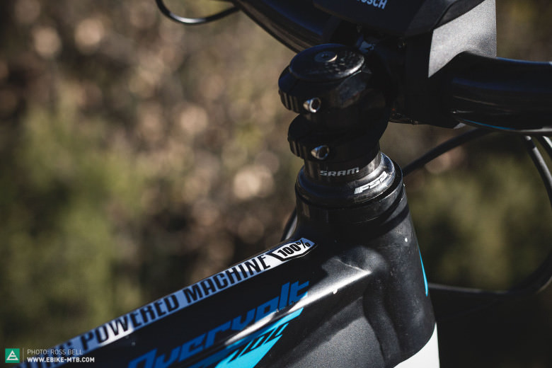 A Lapierre 1° ANGLESET has been used to give Nico a steeper head angle.