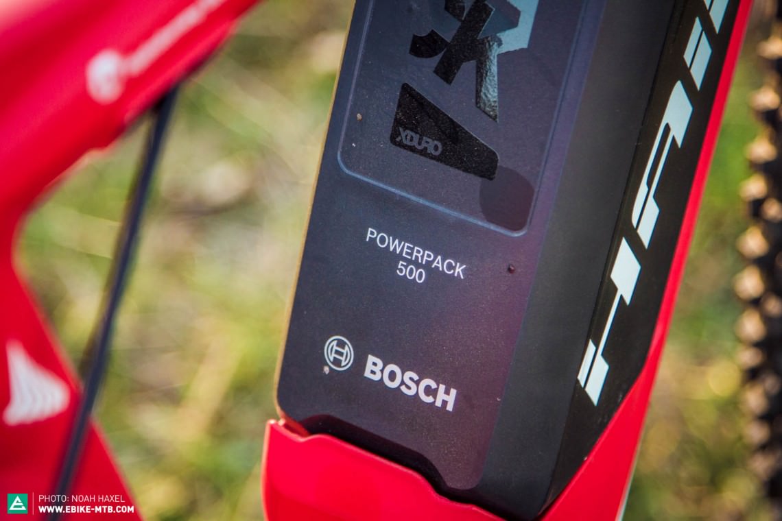The powerful Bosch CX motor is stylishly integrated into this Haibike frame and delivers decent torque.