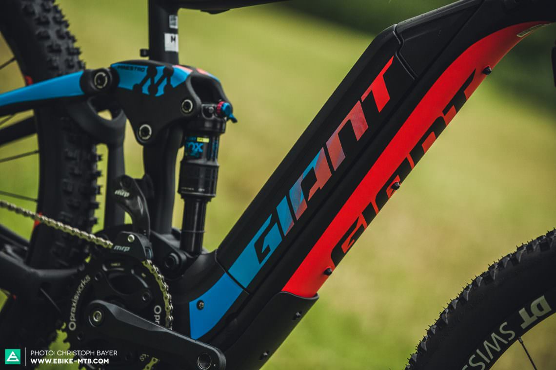 Known from the Dirt-E+ hardtail, the Full-E+ also has a stylish downtube-mounted battery.