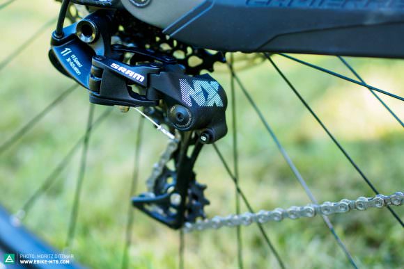 SRAM’s price-point NX shifting on the AM Carbon 700 delivers irrefutable value for money.