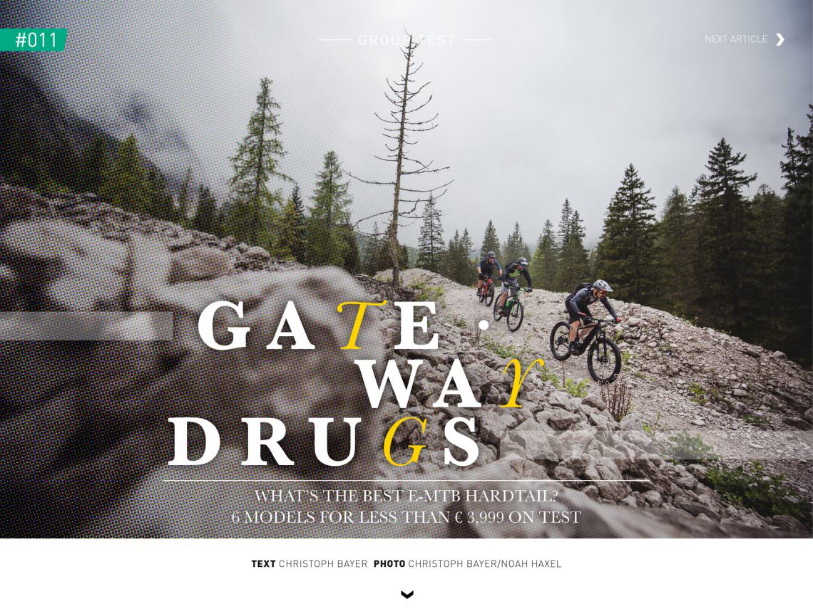 Gateway drugs - 6 e-mtb hardtails for less than € 3.999 on test