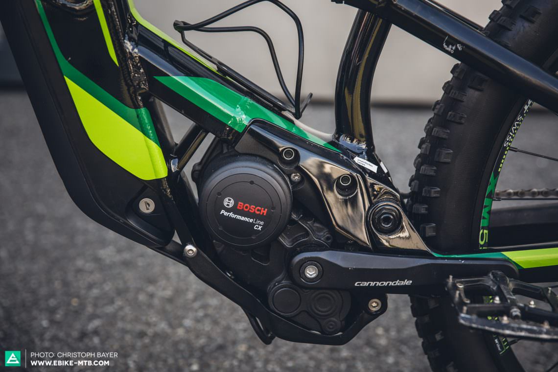 To achieve the ultimate pivot point and therefore rear end effectiveness, Cannondale realized they’d have to build their own motor mount. 