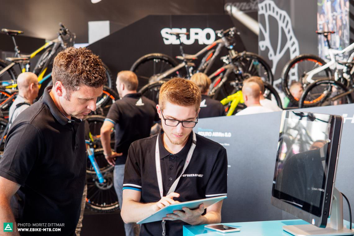 Hands on: Haibike demonstrate first application examples for the eConnect platform at the EUROBIKE.