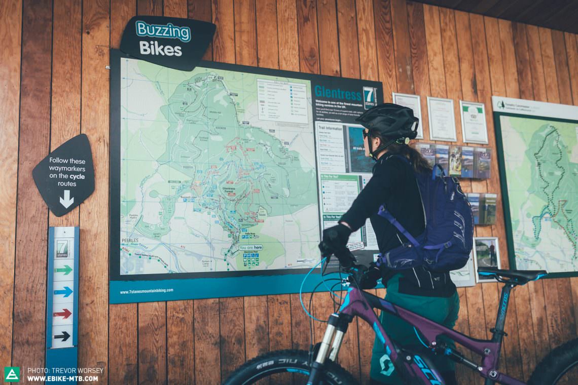 Could we ride every trail in Glentress Trail Centre in one charge?