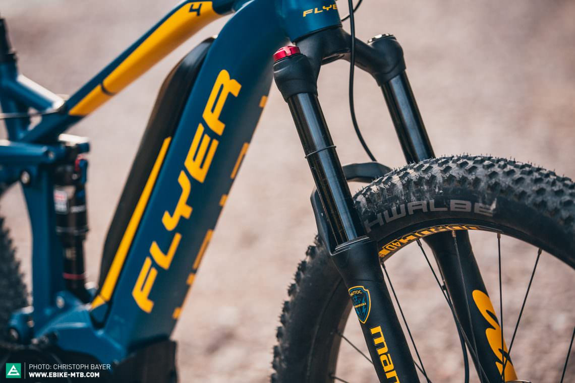 The FLYER Uproc4 4.10 represents the Swiss ebike manufacturer's entry into the full-suspension market.