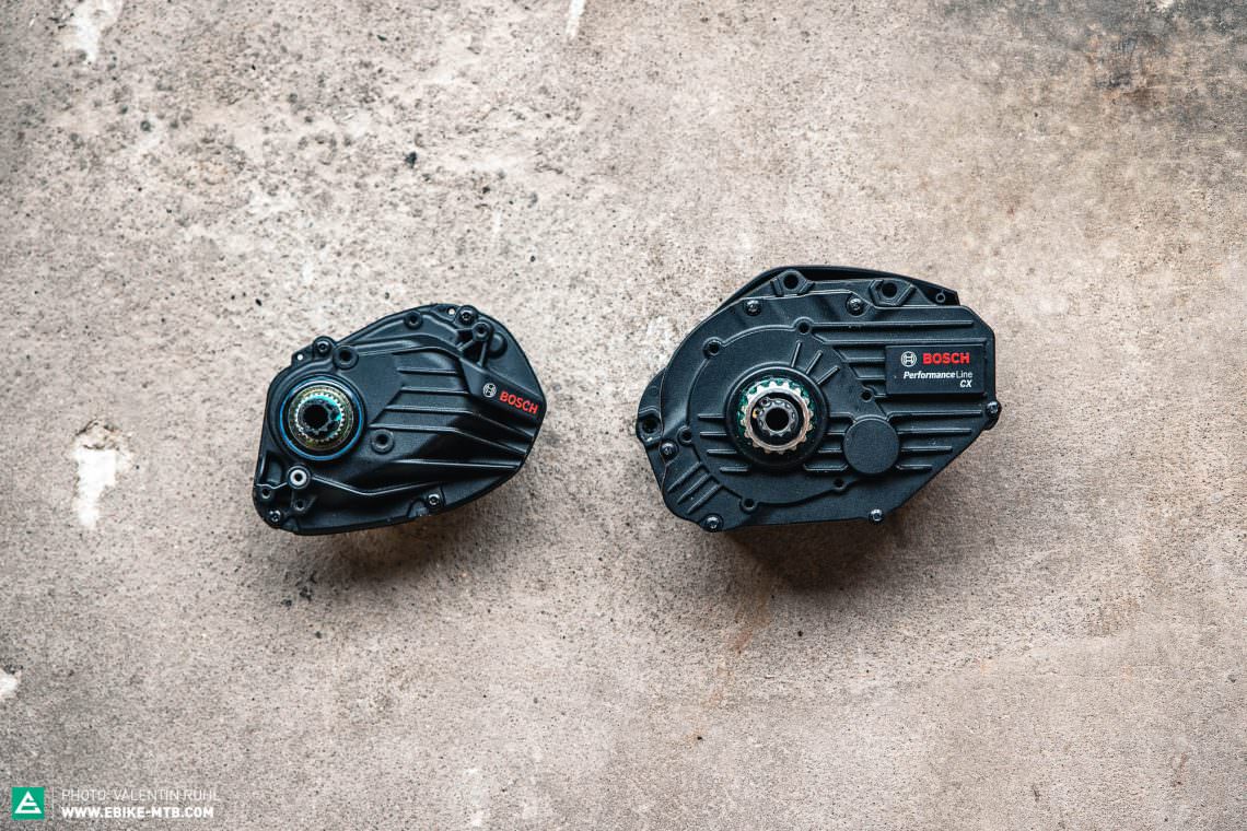 The difference in size is massive: The new Bosch Motor is roughly have the size of it's predecessor